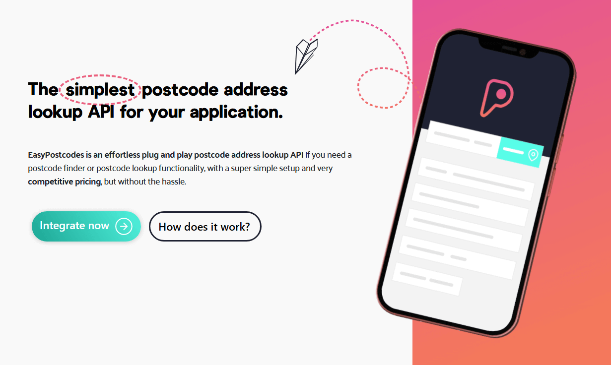 EasyPostcodes Address Lookup API Service Image